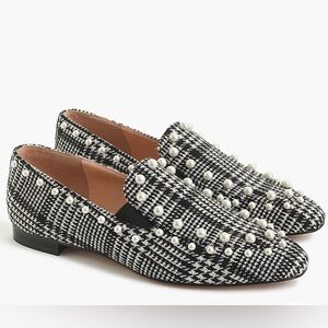 J. Crew loafers in Glen plaid size 8